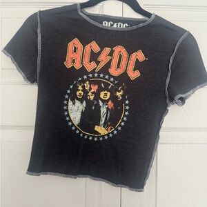 AC/DC Kids Short Sleeve Tee - Black and Red